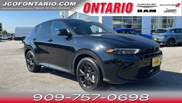 2024 Dodge Hornet R/T Plus in a 8 Ball exterior color and Blackinterior. Ontario Auto Center ontarioautocenter.com 