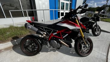 2019 Ducati Hypermotard in a RED/WHITE exterior color. BMW Motorcycles of Jacksonville (904) 375-2921 bmwmcjax.com 