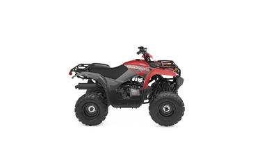 2025 YAMAHA GRIZZLY 110 GREY METALLIC AND RED 