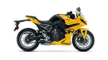 2024 SUZUKI GSXS 8R in a PEARL IGNITE YELLOW exterior color. Family PowerSports (877) 886-1997 familypowersports.com 