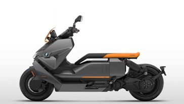 2023 BMW CE 04 in a MAGELLAN GREY METALLIC exterior color. Cross Country Cycle 201-288-0900 crosscountrycycle.net 