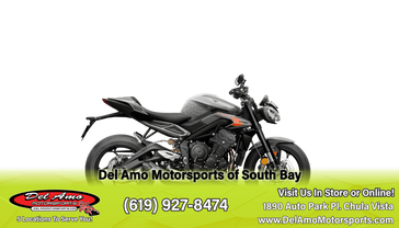 2024 Triumph STREET TRIPLE 765 RS  in a SILVER ICE exterior color. Del Amo Motorsports of South Bay (619) 547-1937 delamomotorsports.com 