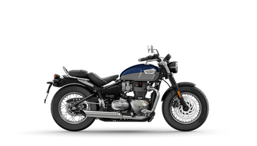 2024 Triumph BONNEVILLE SPEEDMASTER in a PACIFIC BLUE/SILVER ICE exterior color. Cross Country Powersports 732-491-2900 crosscountrypowersports.com 