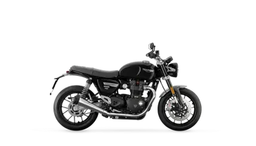 2023 Triumph SPEED TWIN 1200 in a Jet Black exterior color. Cross Country Powersports 732-491-2900 crosscountrypowersports.com 