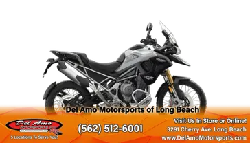 2023 Triumph TIGER 1200 RALLY PRO  in a SNOWDONIA WHITE exterior color. Del Amo Motorsports of Long Beach (562) 362-3160 delamomotorsports.com 