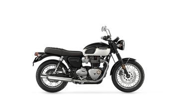 2024 Triumph BONNEVILLE T120 in a JET BLACK/ OPAL WHITE exterior color. Cross Country Powersports 732-491-2900 crosscountrypowersports.com 