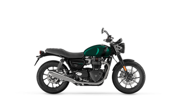2024 Triumph SPEED TWIN 900 in a COMPETITION GREEN / PHANTOM BLACK exterior color. Cross Country Powersports 732-491-2900 crosscountrypowersports.com 