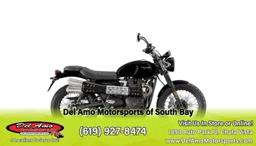 2024 Triumph SCRAMBLER 900  in a JET BLACK exterior color. Del Amo Motorsports of South Bay (619) 547-1937 delamomotorsports.com 