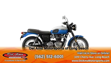 2023 Triumph BONNEVILLE T120 CHROME EDITION  in a CHROME/MERIDEN BLUE exterior color. Del Amo Motorsports of Long Beach (562) 362-3160 delamomotorsports.com 