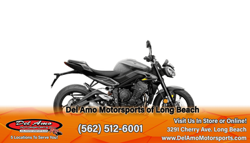 2024 Triumph STREET TRIPLE R 765  in a SILVER ICE exterior color. Del Amo Motorsports of Long Beach (562) 362-3160 delamomotorsports.com 