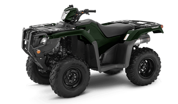 2024 Honda FOREMAN RUBICON DCT EPS  in a BLACK FOREST GREEN exterior color. Cross Country Powersports 732-491-2900 crosscountrypowersports.com 