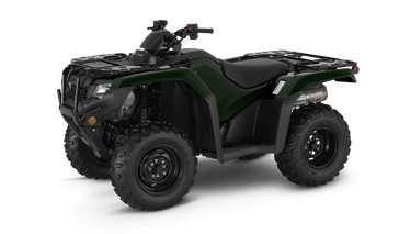 2024 Honda FOURTRAX RANCHER 4X4 EPS in a BLACK FOREST GREEN exterior color. Cross Country Powersports 732-491-2900 crosscountrypowersports.com 