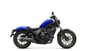 2023 Honda Rebel 500 in a Candy Blue exterior color. Greater Boston Motorsports 781-583-1799 pixelmotiondemo.com 
