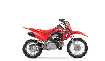 2024 Honda CRF 110F in a Red exterior color. Greater Boston Motorsports 781-583-1799 pixelmotiondemo.com 