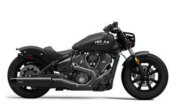 2025 INDIAN MOTORCYCLE SCOUT BOBBER LIMITED WITH TECHNOLOGY PACKAGE BLACK SMOKE