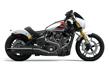New 2025 Indian Motorcycles Indian 101 Scout Ghost White Metallic Graphics 2025 