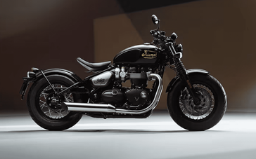 2025 Triumph Bonneville Bobber ICON EDITION SAPPHIRE BLACK / ALUMINUM SILVER 