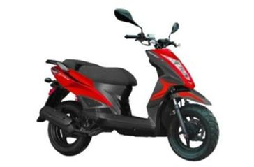 2023 KYMCO Super 8 in a Red exterior color. New England Powersports 978 338-8990 pixelmotiondemo.com 