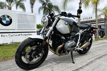 2023 BMW R NineT Pure in a POLLUX METALLIC exterior color. Euro Cycles of Tampa Bay 813-926-9937 eurocyclesoftampabay.com 