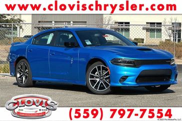 2023 Dodge Charger Gt Rwd in a B5 Blue exterior color and Blackinterior. Clovis Chrysler Dodge Jeep RAM 559-314-1399 clovischryslerdodgejeepram.com 