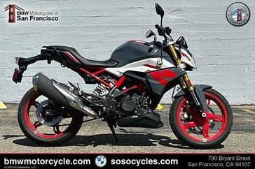 2022 BMW G 310 R in a LIMESTONE METALLIC exterior color. SoSo Cycles 877-344-5251 sosocycles.com 