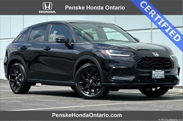 2024 Honda HR-V Sport in a Crystal Black Pearl exterior color and Bk/Blackinterior. Ontario Auto Center ontarioautocenter.com 