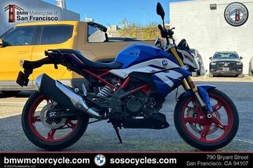 2024 BMW G 310 R in a RACING BLUE METALLIC exterior color. SoSo Cycles 877-344-5251 sosocycles.com 