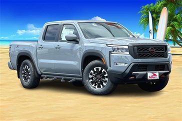 2023 Nissan Frontier PRO-X in a Boulder Gray Pearl exterior color and Steelinterior. BEACH BLVD OF CARS beachblvdofcars.com 