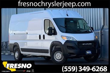 2024 RAM Promaster 2500 Tradesman Cargo Van High Roof 159' Wb in a Bright White Clear Coat exterior color. Fresno Chrysler Dodge Jeep RAM 559-206-5254 fresnochryslerjeep.com 