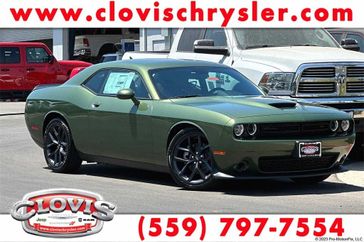 2023 Dodge Challenger Gt in a F8 Green exterior color and Blackinterior. Clovis Chrysler Dodge Jeep RAM 559-314-1399 clovischryslerdodgejeepram.com 