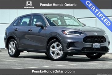 2024 Honda HR-V LX in a Modern Steel Metallic exterior color and Grayinterior. Ontario Auto Center ontarioautocenter.com 