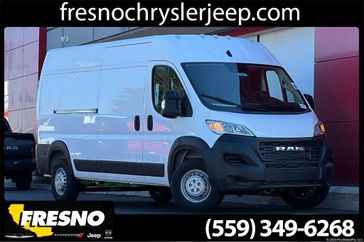 2024 RAM Promaster 2500 Tradesman Cargo Van High Roof 159' Wb in a Bright White Clear Coat exterior color. Fresno Chrysler Dodge Jeep RAM 559-206-5254 fresnochryslerjeep.com 