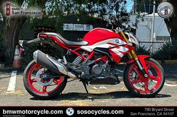 2023 BMW G 310 R in a RACING RED exterior color. SoSo Cycles 877-344-5251 sosocycles.com 