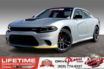 2023 Dodge Charger R/T in a Triple Nickel exterior color and Blackinterior. Planet Chrysler Dodge Jeep Ram FIAT of Flagstaff (928) 569-5797 planetchryslerdodgejeepram.com 
