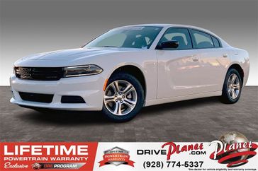 2023 Dodge Charger SXT Rwd in a White Knuckle exterior color and Blackinterior. Planet Chrysler Dodge Jeep Ram FIAT of Flagstaff (928) 569-5797 planetchryslerdodgejeepram.com 