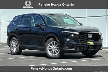 2024 Honda CR-V EX-L in a Crystal Black Pearl exterior color and Grayinterior. Ontario Auto Center ontarioautocenter.com 