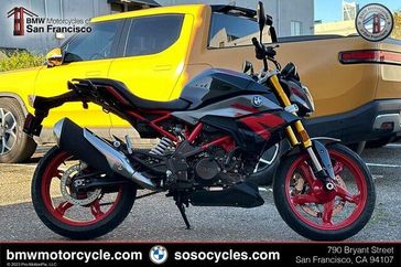 2024 BMW G 310 R in a GRANITE GREY METALLIC exterior color. SoSo Cycles 877-344-5251 sosocycles.com 