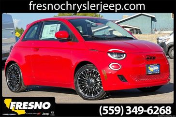 2024 Fiat 500e (red) Edition in a Red by (Red) exterior color. Fresno Chrysler Dodge Jeep RAM 559-206-5254 fresnochryslerjeep.com 