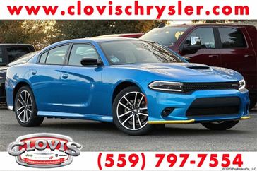 2023 Dodge Charger Gt Rwd in a B5 Blue exterior color and Blackinterior. Clovis Chrysler Dodge Jeep RAM 559-314-1399 clovischryslerdodgejeepram.com 