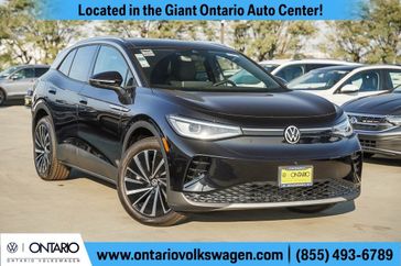 2023 Volkswagen ID.4 Pro S Plus in a Deep Black Pearl Metallic exterior color and Grayinterior. Ontario Auto Center ontarioautocenter.com 
