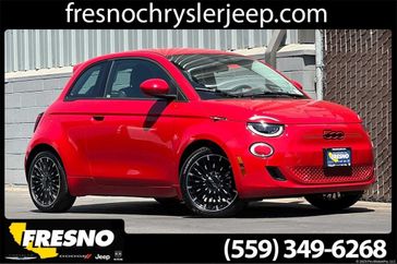 2024 Fiat 500e (red) Edition in a Red by (Red) exterior color. Fresno Chrysler Dodge Jeep RAM 559-206-5254 fresnochryslerjeep.com 