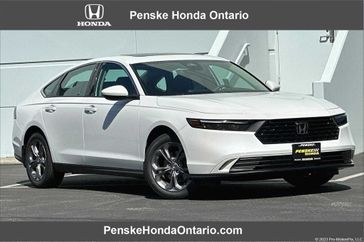 2024 Honda Accord EX in a Platinum White Pearl exterior color and Blackinterior. Ontario Auto Center ontarioautocenter.com 