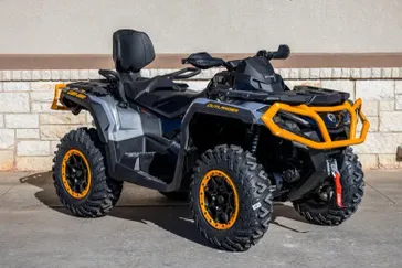 New 2025 CAN-AM OUTLANDER MAX XTP 1000R MINERAL GREY AND ORANGE CRUSH 
