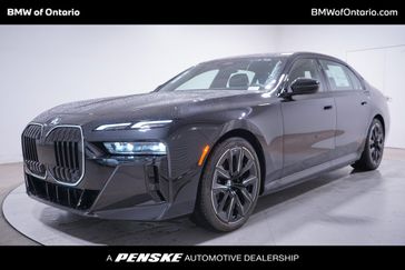 2024 BMW i7  in a Black Sapphire Metallic exterior color and Blackinterior. Ontario Auto Center ontarioautocenter.com 