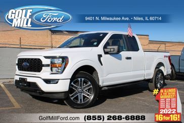 2023 Ford F-150 XL in a Oxford White exterior color and Blackinterior. Glenview Luxury Imports 847-904-1233 glenviewluxuryimports.com 