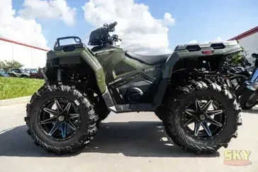 New 2025 Polaris SPORTSMAN 450 HO  SAGE GREEN Base 