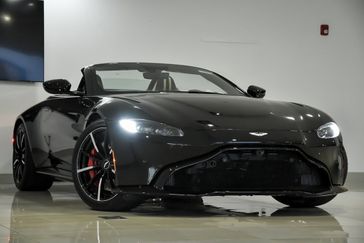 2023 Aston Martin Vantage Base in a Jet Black exterior color and Onyx Blackinterior. Maserati of Glenview 847-904-6379 maseratiglenview.com 