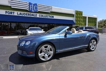 2013 Bentley Continental GT GTC Mulliner Convertible