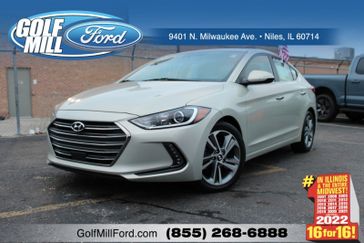 2017 Hyundai Elantra Limited in a Mineral Beige Pearl exterior color and Beigeinterior. Glenview Luxury Imports 847-904-1233 glenviewluxuryimports.com 