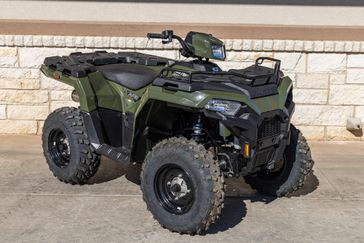 2024 POLARIS SPORTSMAN 570  SAGE GREEN in a GREEN exterior color. Family PowerSports (877) 886-1997 familypowersports.com 